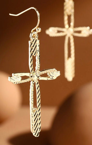 Textured Metal Cross