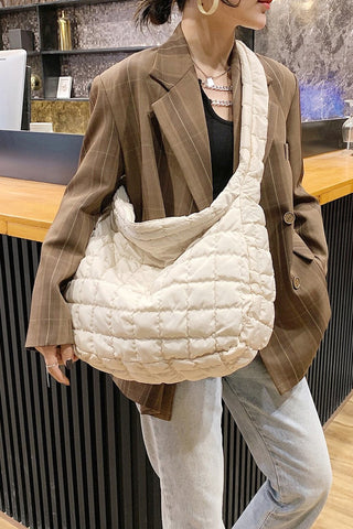 Quilted Crossbody Tote
