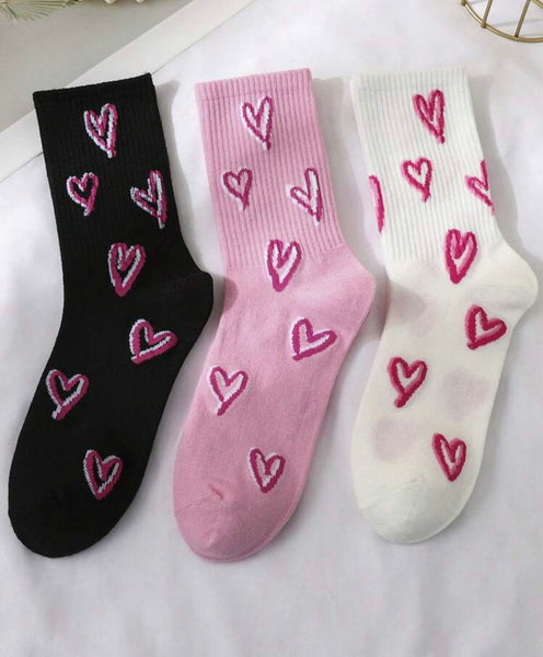 Heart Crew Socks
