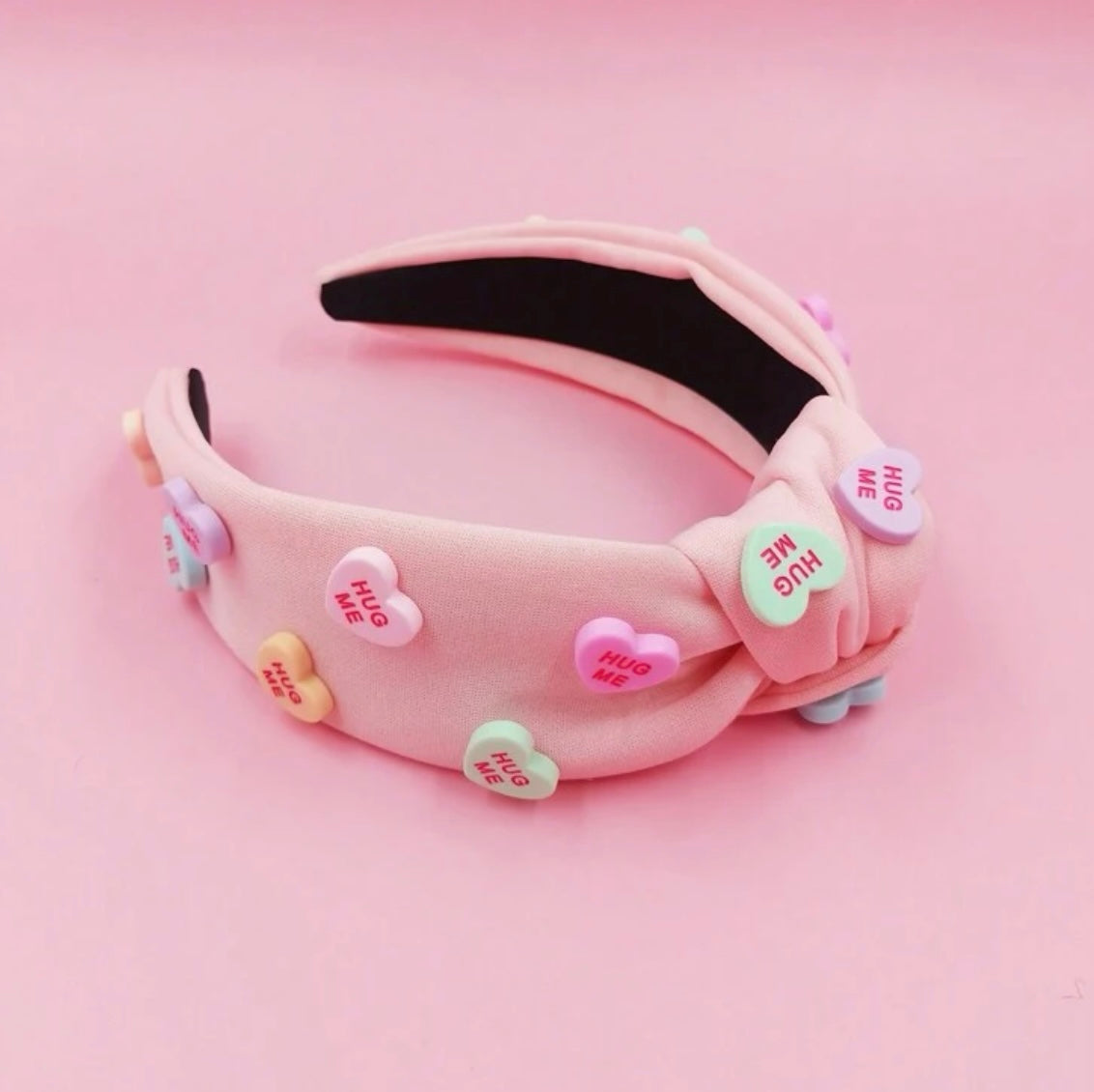 candy heart headband