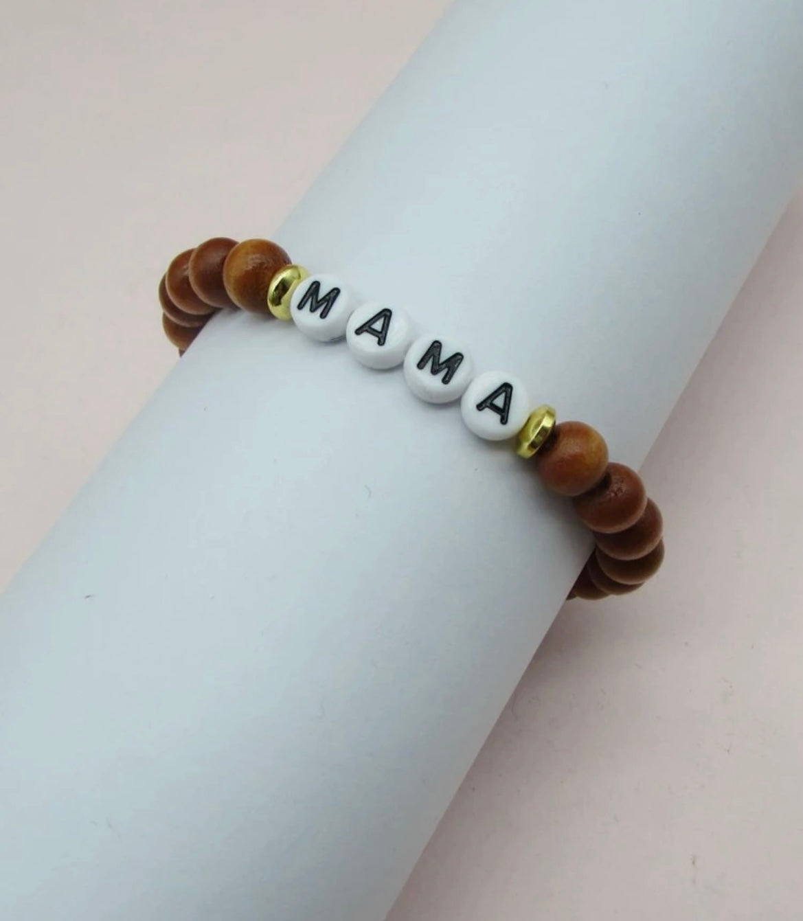 Wooden MAMA bracelet