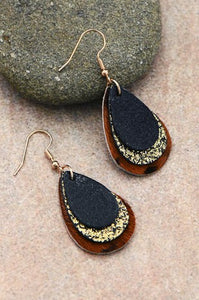 Leather Stack Earrings