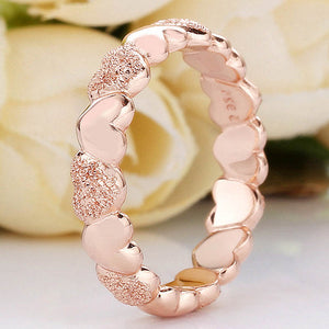 Rose Gold Heart Band